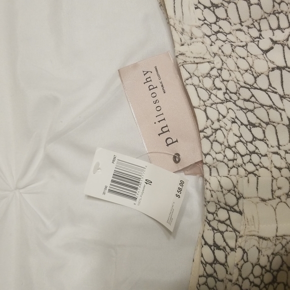 Philosophy print short shorts - Picture 2 of 3